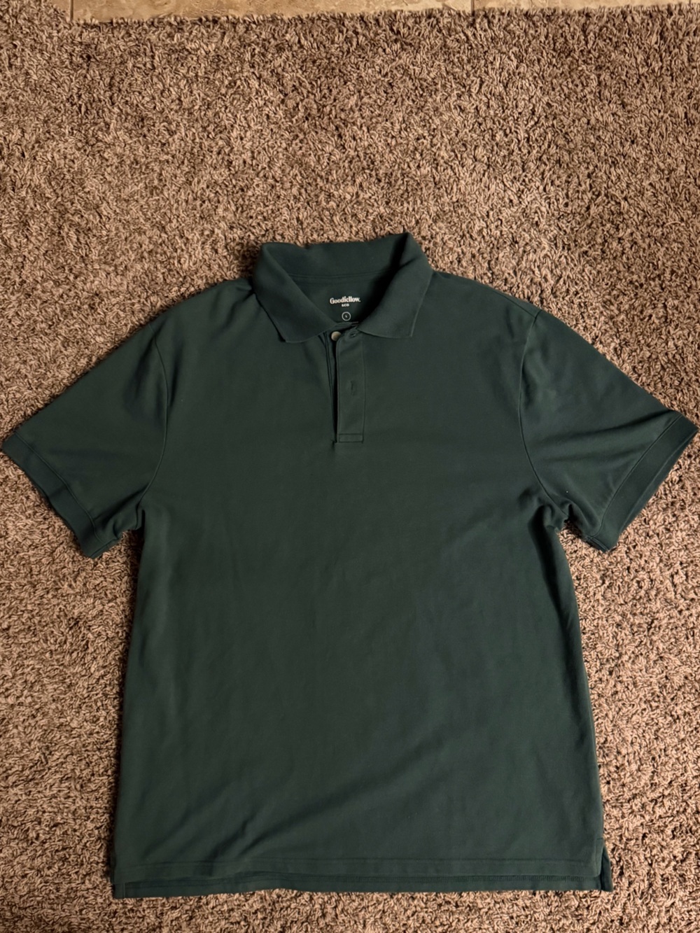 Goodfellow & Co Dark Green Men's Polo Shirt